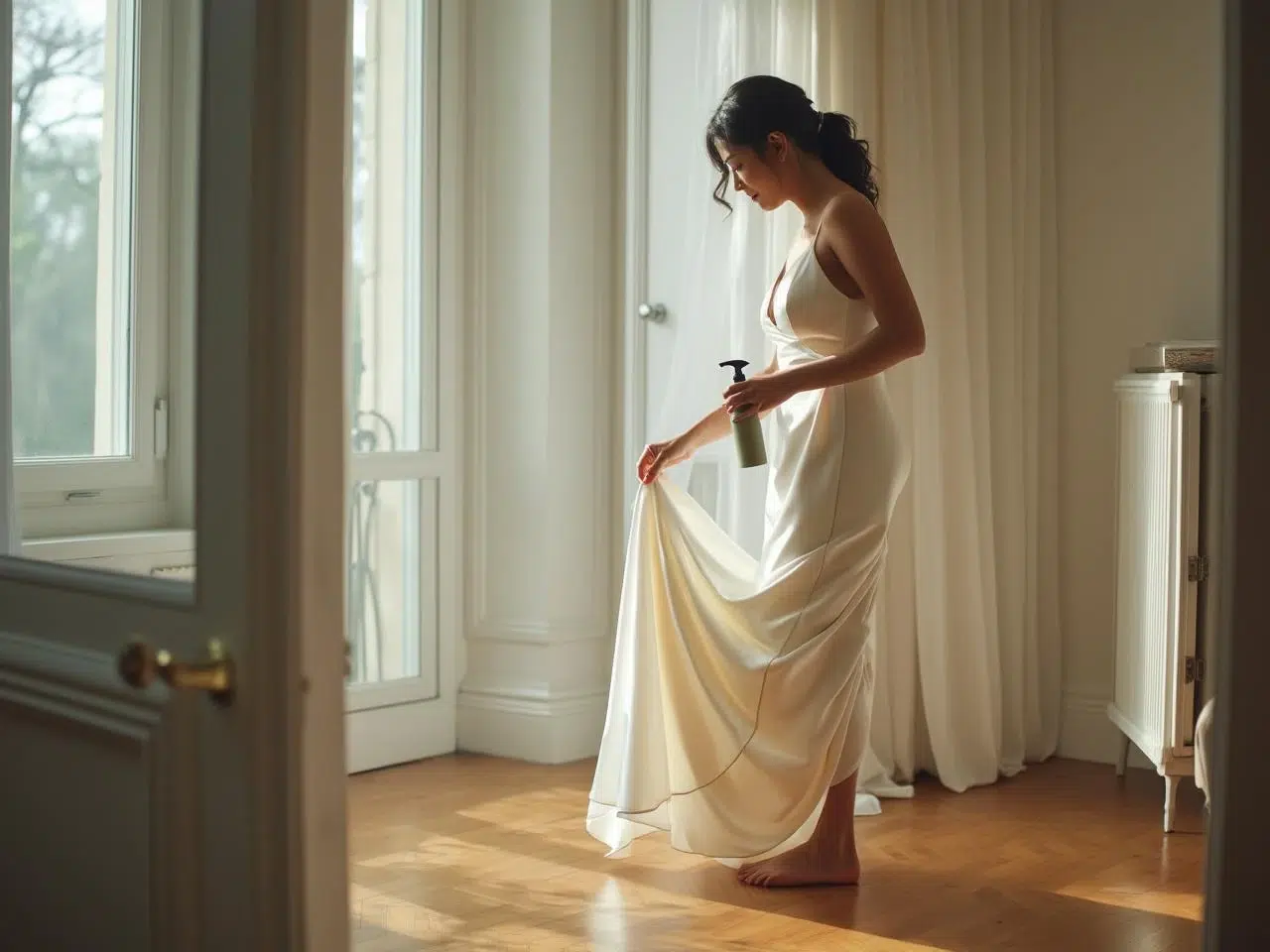 Photo nettoyer-conserver-robe-mariee